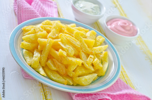 Photo: fried potato fried potato