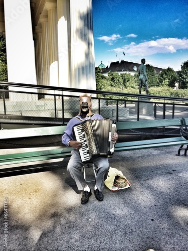 Instant Collection: Pferd spielt Ziehharmonika Pferd spielt Ziehharmonika