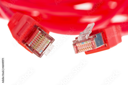 Photo: Netzwerk Kabel eines Computers Netzwerk Kabel eines Computers
