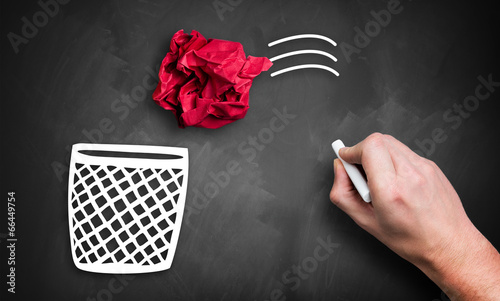 Photo: Idee entsorgen Idee entsorgen