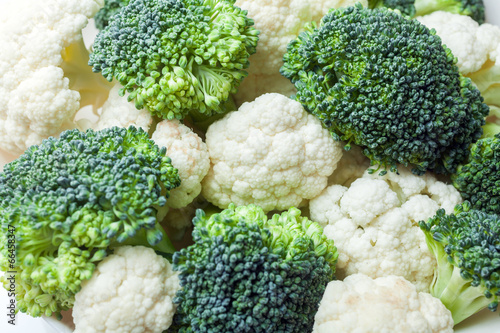Photo: Broccoli & cauliflower Broccoli & cauliflower