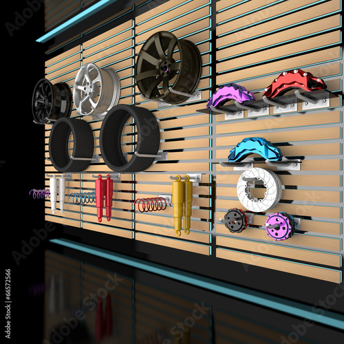 Illustration: Shop Car. Shop Car.