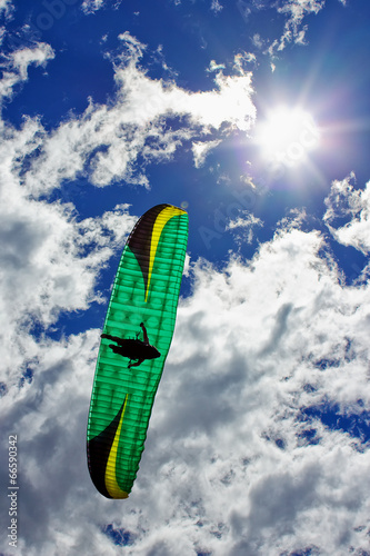 Photo: Paragliding in the Crown Range NZ Paragliding in the Crown Range NZ