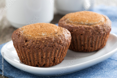 Photo: chocolate cakes with fillings, close-up chocolate cakes with fillings, close-up
