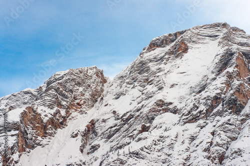 Photo: Mountains above lake Braies in Sudtirol Mountains above lake Braies in Sudtirol