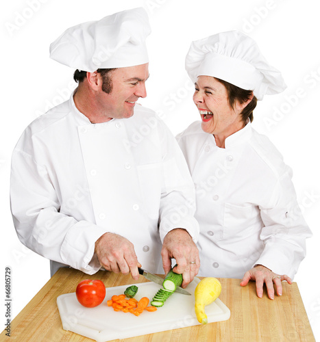 Photo: Cutting Up in Kitchen Cutting Up in Kitchen