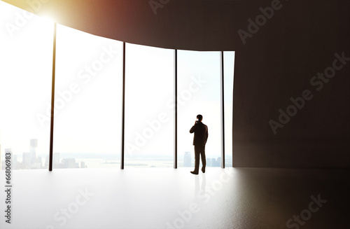 Photo: businessman in office businessman in office