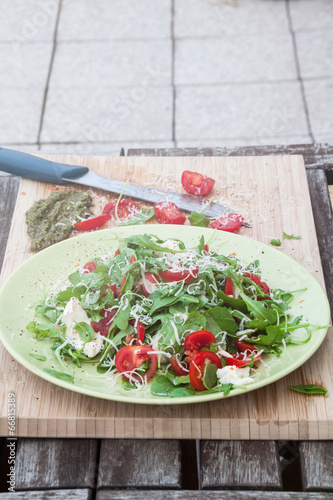 Photo: Fresh salad of arugula Fresh salad of arugula