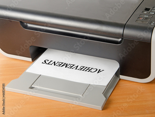 Photo: Printing achievements Printing achievements