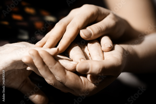 Photo: Caring hands Caring hands