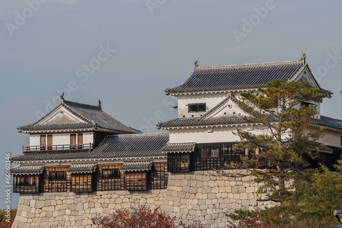 松山城の小天守と多闻橹と南隅橹 by nameyas