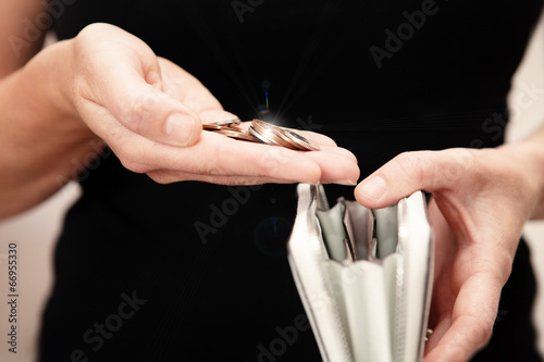 Photo: just coins left just coins left