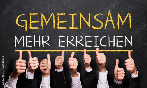 Photo: Gemeinsam mehr erreichen Gemeinsam mehr erreichen