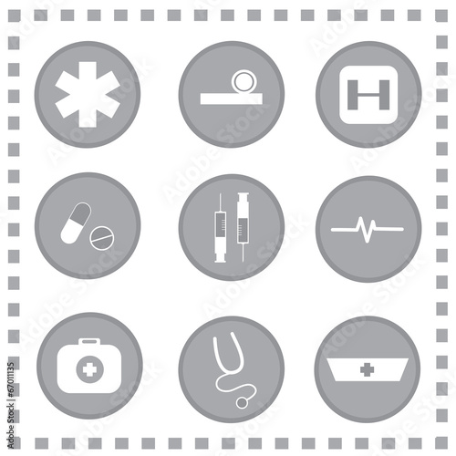 Illustration: Hospital icon Hospital icon