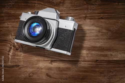 Photo: slr camera wood slr camera wood