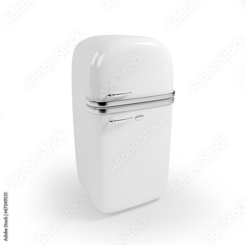 Illustration: vintage fridge vintage fridge