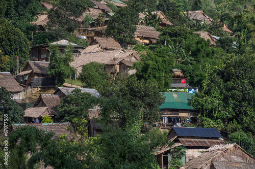 Photo: Hill tribe village in Tak in Northern Thailand Hill tribe village in Tak in Northern Thailand