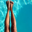 Gambe in piscina Gambe in piscina