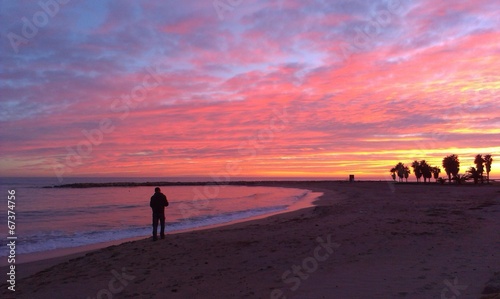 Instant Collection: Puesta de sol en la playa Puesta de sol en la playa