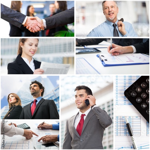 Photo: Business people at work Business people at work
