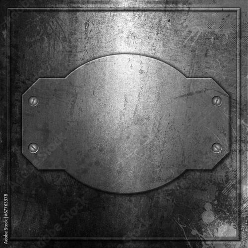 Illustration: Grunge metal background Grunge metal background