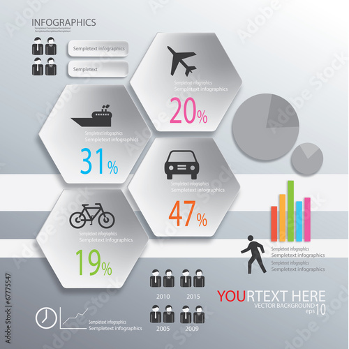 Vector: infographic transportion infographic transportion