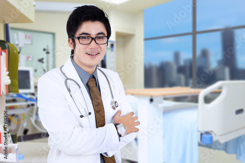 Photo: Young male medical at hospital Young male medical at hospital