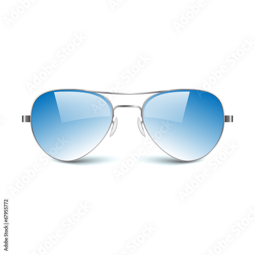 Vector: illustration of sun glasses on white background illustration of sun glasses on white background