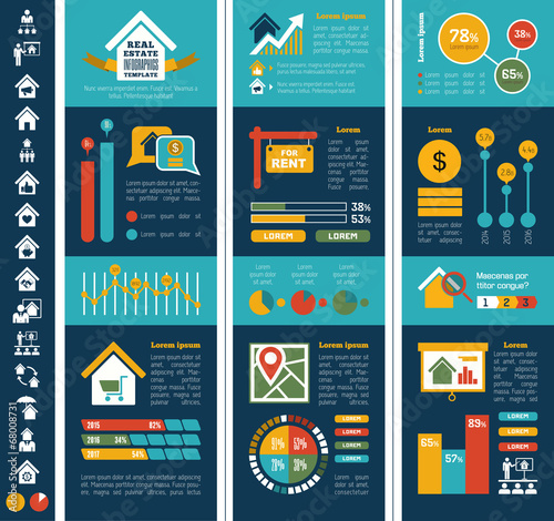 Vector: Real Estate Infographics. Real Estate Infographics.