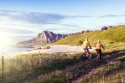 Photo: relax biking in Norway relax biking in Norway