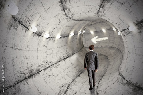 Photo: Business tunnel Business tunnel
