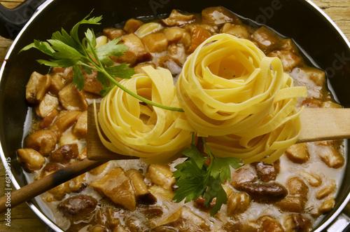 Photo: Tagliatelle con porcini Cucina italiana Italian cuisine 義大利菜 Tagliatelle con porcini Cucina italiana Italian cuisine 義大利菜