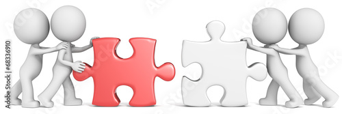 Illustration: Teamwork. Teamwork.