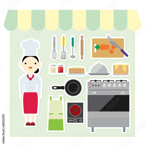 Vector: 요리사 요리사