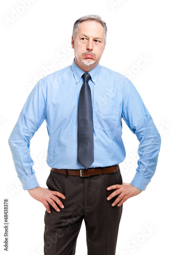 Photo: Bored businessman portrait Bored businessman portrait