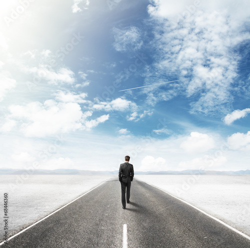 Photo: businessman walking businessman walking