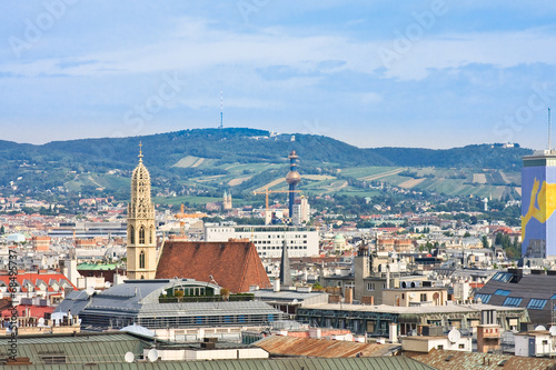 Photo: View of Vienna with St. Stephen's Cathedral. Austria View of Vienna with St. Stephen's Cathedral. Austria