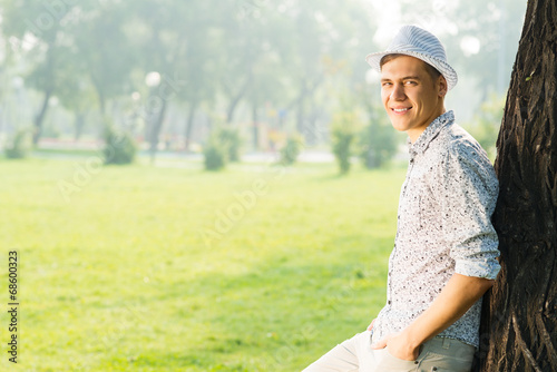 Photo: portrait of a young man portrait of a young man
