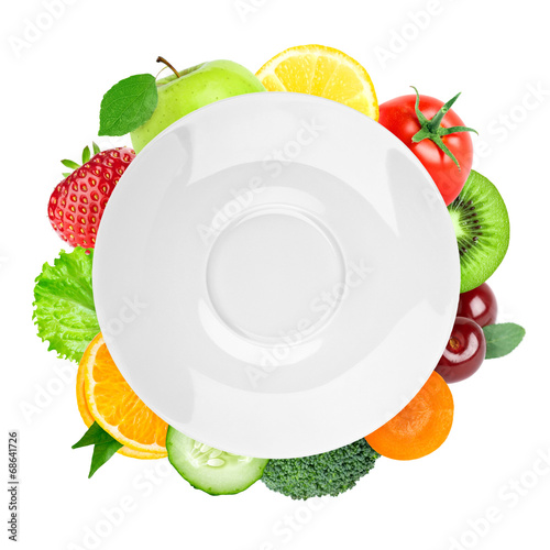 Fresh fruits and vegetables