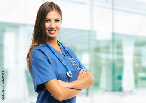 Photo: Smiling nurse portrait Smiling nurse portrait