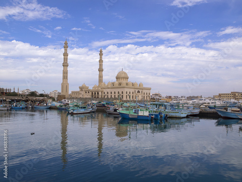 Photo: Marina mosque in Hughada Marina mosque in Hughada