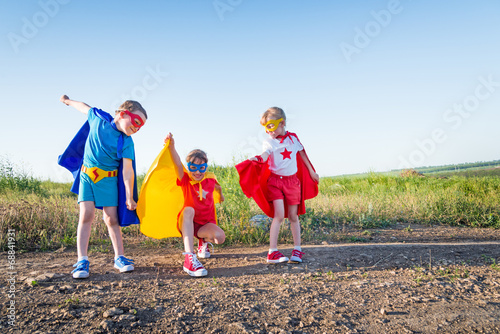 Photo: children superheros children superheros