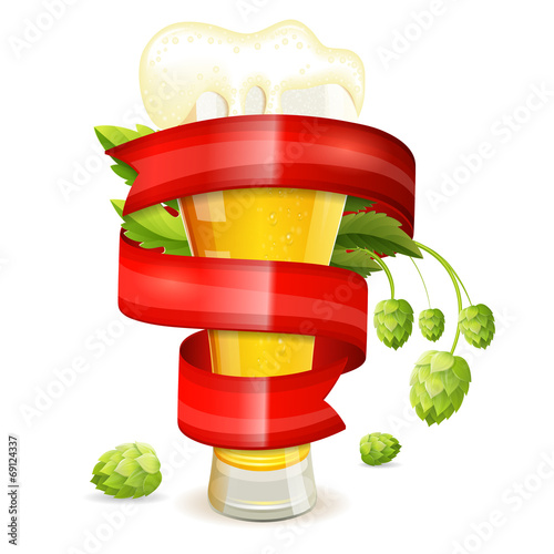 Vector: Glass of Beer Glass of Beer