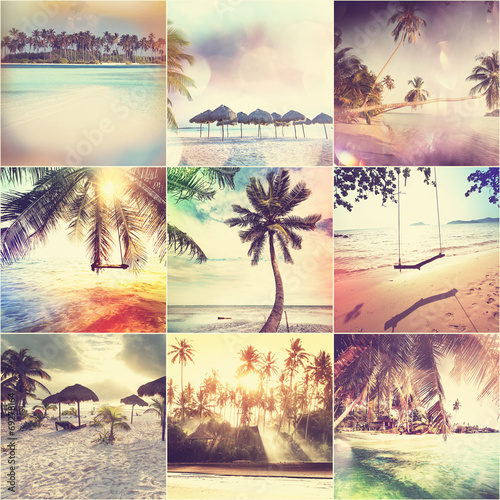 Photo: Beach collage Beach collage