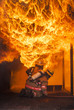Fire fighting . Fire fighting .