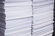 Stack of used paper for reuse Stack of used paper for reuse