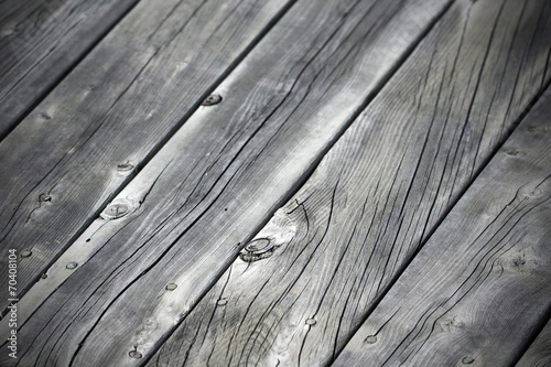 Grey wood planks diagonal - 70408104