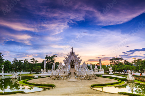 Wat Rong Khun in Chiangrai province of Thailand
