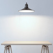Table and lamp Table and lamp