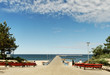 Marine pier in Palanga. Marine pier in Palanga.